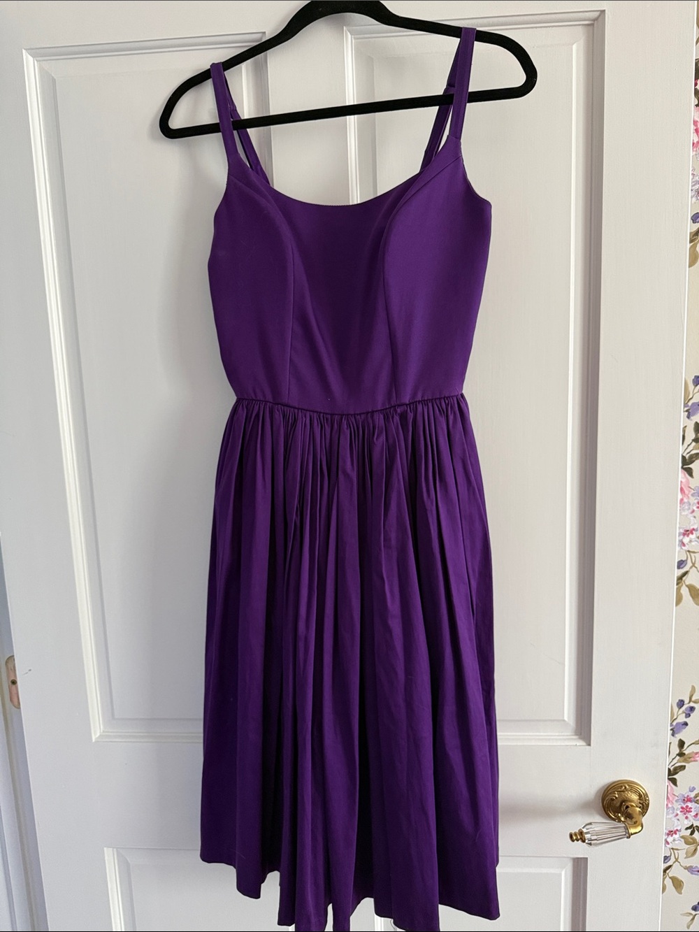 Pinup Couture Purple Fit-and-Flare Sundress size medium